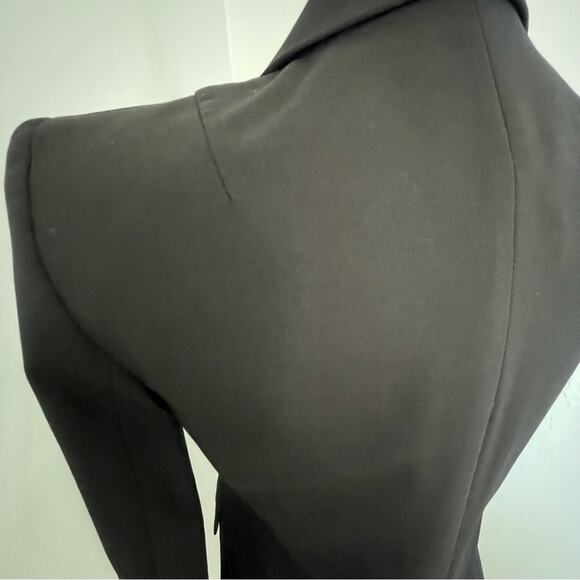 Banana Republic Women’s Black Wool Blend One-Button Blazer – Size 4 - Picture 5 of 14